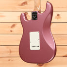 Fender Custom Shop Limited 1965 Stratocaster NOS electric guitar Burgundy Mist Metallic with white pickguard