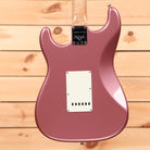 Fender Custom Shop Limited 1965 Stratocaster NOS electric guitar Burgundy Mist Metallic with white pickguard