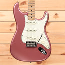 Fender Custom Shop Limited 1965 Stratocaster electric guitar Burgundy Mist Metallic with three single-coil pickups