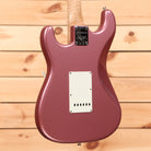 Fender Custom Shop Limited 1965 Stratocaster NOS electric guitar Burgundy Mist Metallic with white pickguard