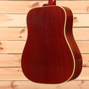 Gibson 1960 Hummingbird light-aged heritage cherry sunburst acoustic guitar dreadnought with cream binding