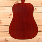 Gibson 1960 Hummingbird light-aged heritage cherry sunburst acoustic guitar with dreadnought body and gold hardware binding