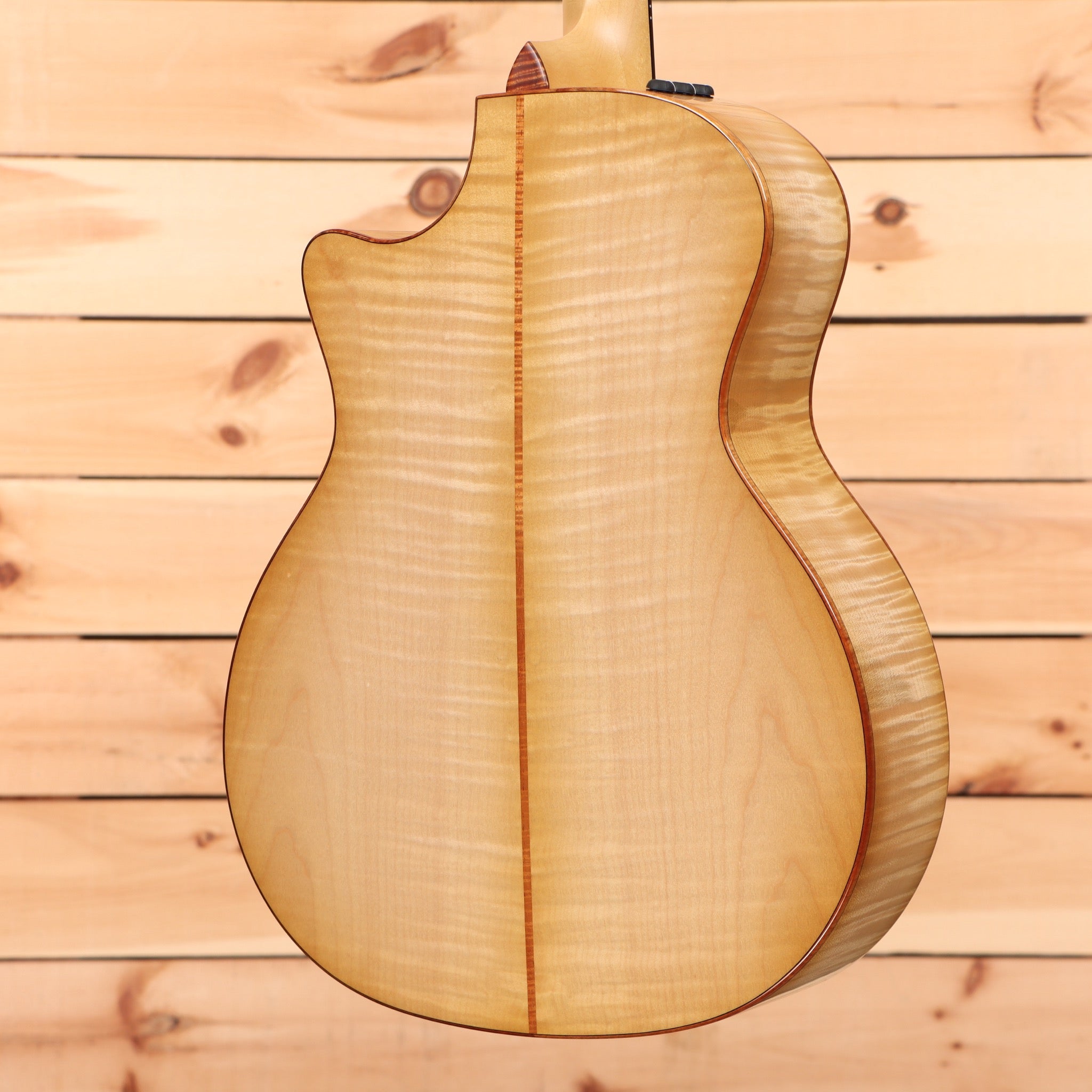 Taylor Custom Grand Auditorium acoustic guitar antique blond finish with figured maple back