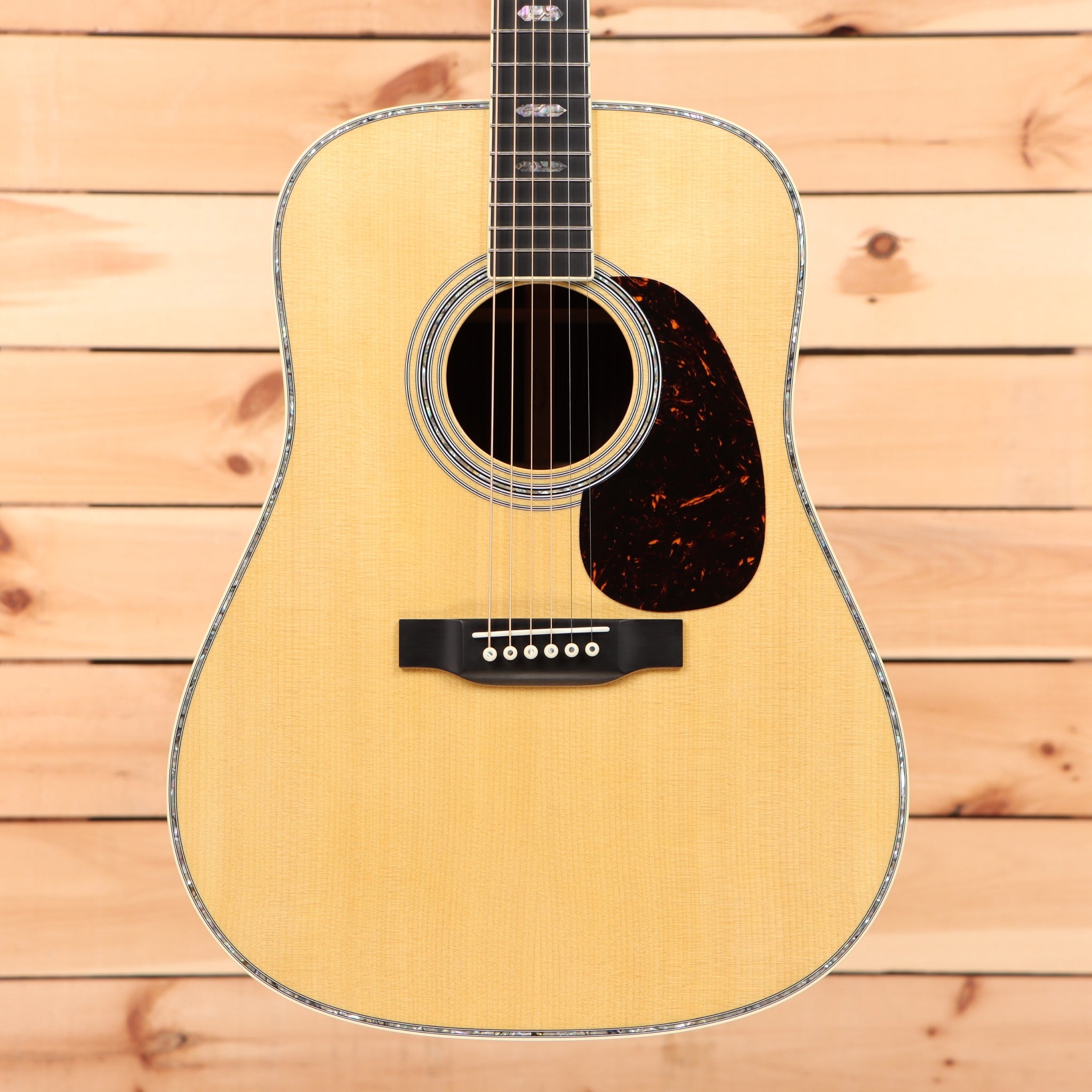 Martin D-41 dreadnought acoustic guitar natural finish with tortoiseshell pickguard