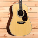 Martin D-41 dreadnought acoustic guitar natural finish with tortoiseshell pickguard