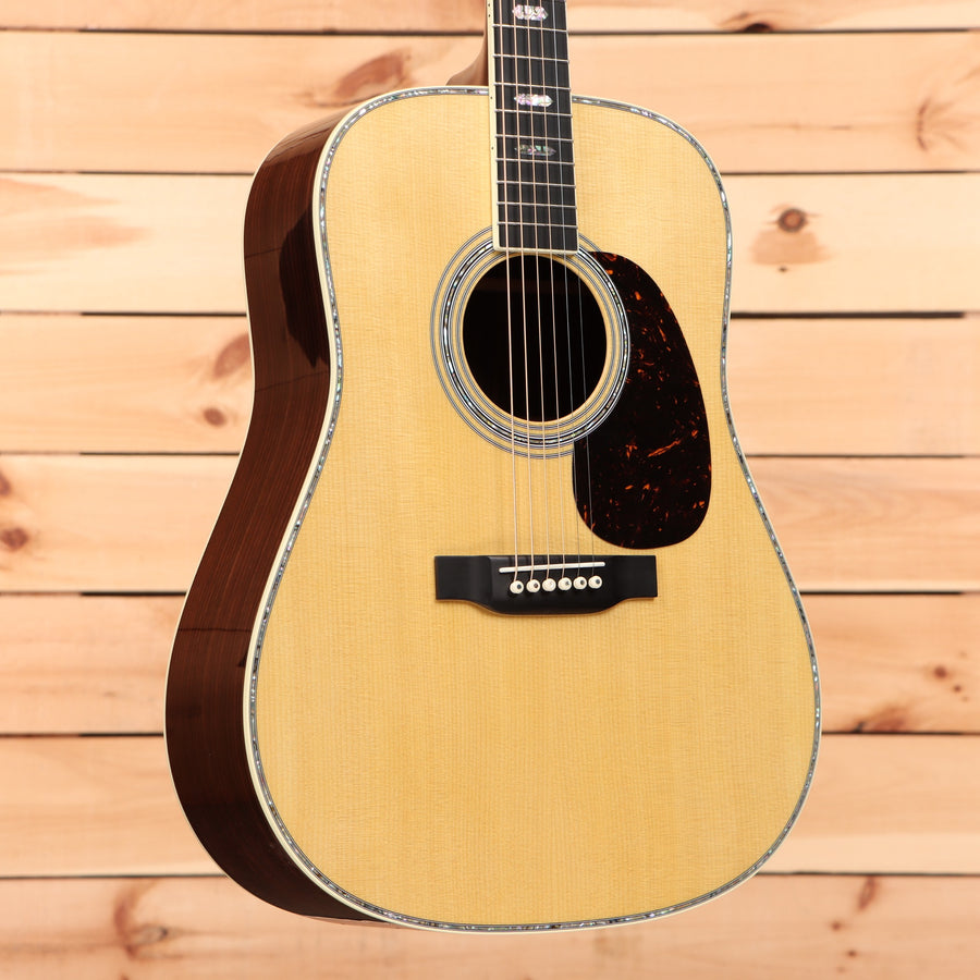 Martin D-41 dreadnought acoustic guitar natural finish with tortoiseshell pickguard