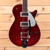 Gretsch G6129T Players Edition Jet FT with Bigsby - Red Sparkle