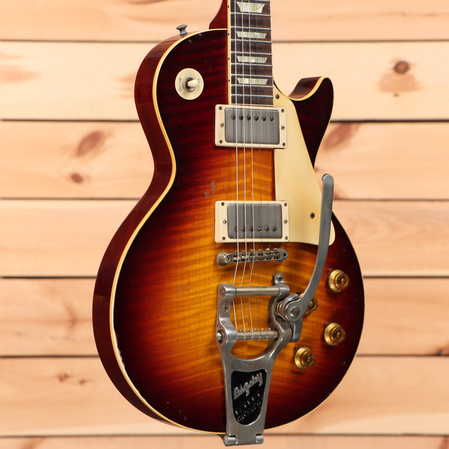 Gibson Limited 1959 Les Paul Standard Reissue electric guitar Murphy Aged Brazilian Rosewood Tri-Burst with dual humbuckers