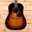 Gibson J-45 dreadnought acoustic guitar light aged vintage sunburst with rosewood fretboard
