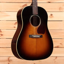Gibson 1942 Banner J-45 light-aged dreadnought acoustic guitar vintage sunburst with cream binding