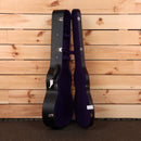 Gibson 1933 L-00 acoustic guitar light aged ebony finish with purple velvet-lined case