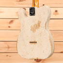 Fender Custom Shop Limited 1958 Telecaster electric guitar aged white blonde with heavy relic finish