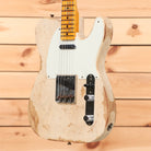 Fender Custom Shop Limited 1958 Telecaster electric guitar Aged White Blonde heavy relic with maple neck