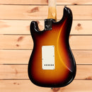 Fender Custom Shop Limited 1967 HSS Stratocaster Journeyman Relic 3-Color Sunburst electric guitar with white pickguard