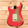 Fender Custom Shop Michael Landau 1963 Stratocaster Relic - Fiesta Red Over 3 Color Sunburst
