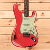 Fender Custom Shop Michael Landau 1963 Stratocaster Relic - Fiesta Red Over 3 Color Sunburst