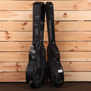 Eastman T186MX classical guitar case black exterior with velvet interior lining