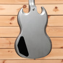 Gibson SG Standard silver mist electric guitar with dual humbuckers and cutaway body