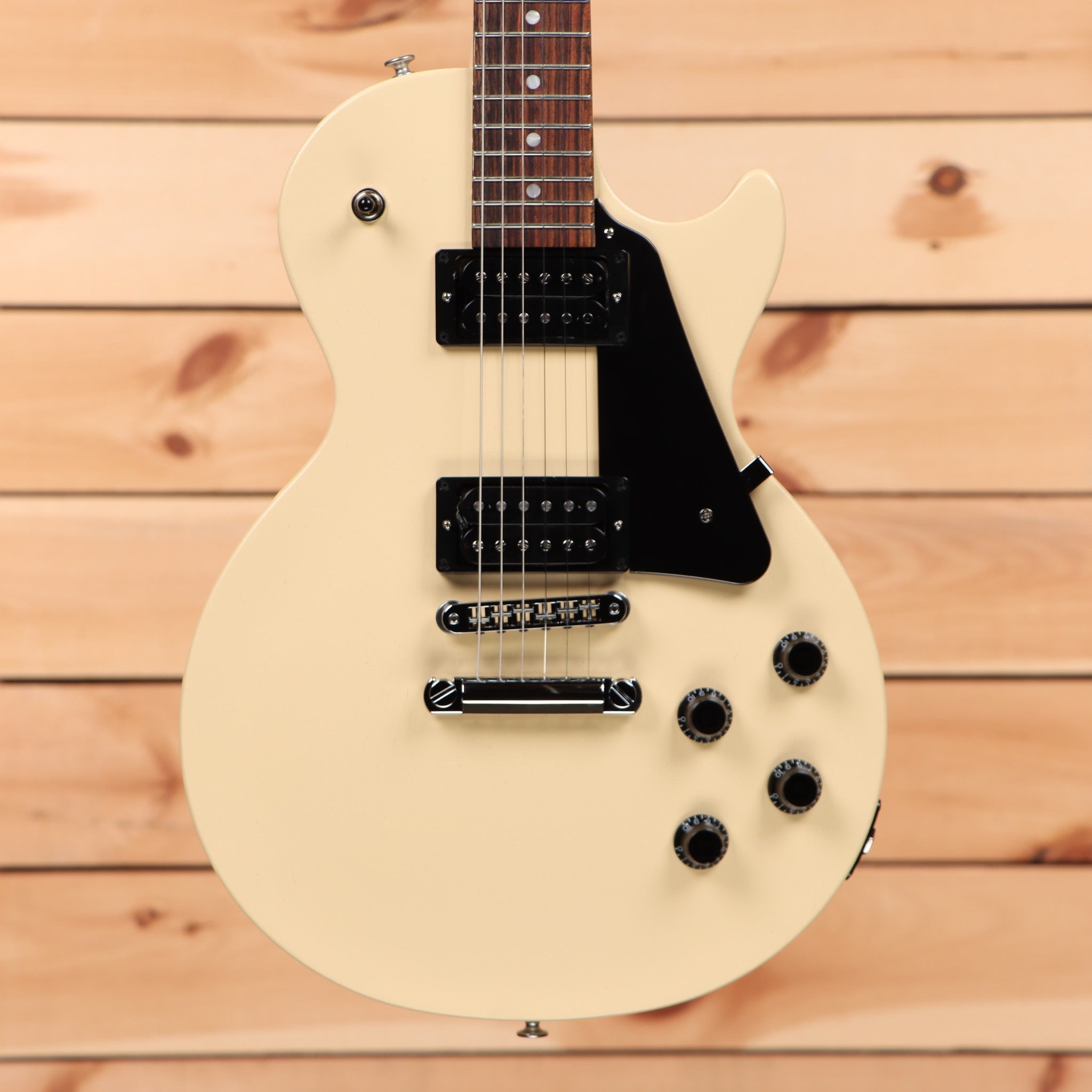 Gibson Les Paul Modern Lite electric guitar TV Wheat with dual humbucker pickups and black pickguard