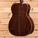 Santa Cruz OM Custom acoustic guitar Buttered Toast Walnut finish with white binding