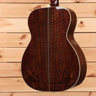 Santa Cruz OM Custom acoustic guitar Buttered Toast Walnut finish with white binding