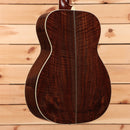 Santa Cruz OM Custom Buttered Toast acoustic guitar with walnut back and sides white binding
