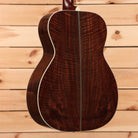 Santa Cruz OM Custom Buttered Toast acoustic guitar with walnut back and sides white binding