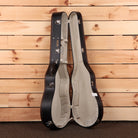 Santa Cruz OM Custom acoustic guitar Buttered Toast Walnut with cream interior case