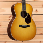 Santa Cruz OM Custom acoustic guitar Buttered Toast finish with walnut back and sides