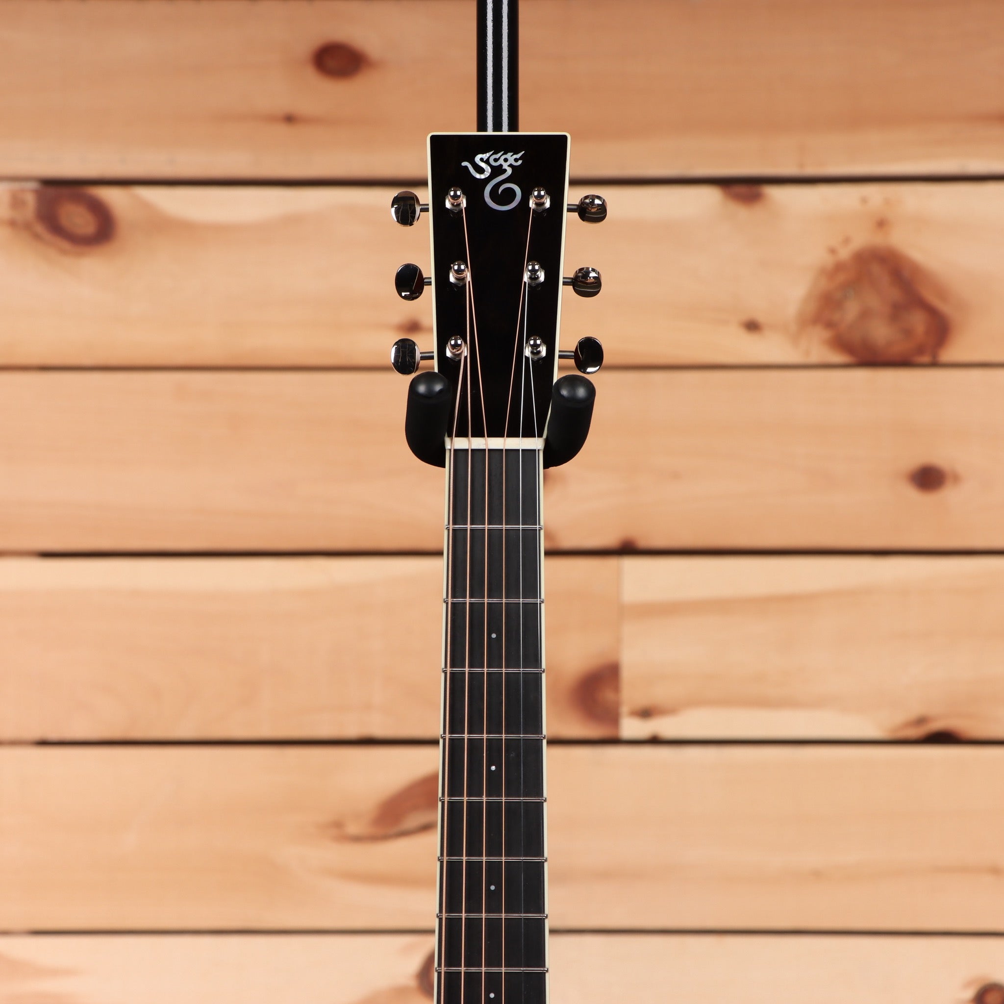 Santa Cruz OM Custom acoustic guitar Buttered Toast Walnut with rosewood fretboard