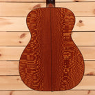 Huss and Dalton Tom Custom natural acoustic guitar with figured wood back and sides