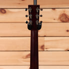 Huss and Dalton Tom Custom acoustic guitar natural finish with ornate slotted headstock tuners