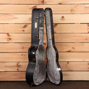 Eastman E20P natural pre-owned acoustic guitar with grey felt interior case