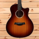 Taylor 416ce Grand Auditorium acoustic-electric guitar Tobacco Sunburst big leaf maple with venetian cutaway