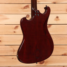 Scott Walker Phoenix mahogany electric guitar with flamed maple top and four-string configuration