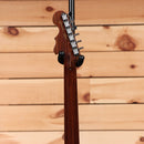 Scott Walker Phoenix mahogany electric guitar with rosewood fretboard and black tuning machines