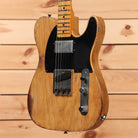 Fender Custom Shop David Brown Masterbuilt 1951 Cunife Telecaster aged natural electric guitar with black pickguard