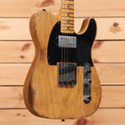 Fender Custom Shop Limited David Brown Masterbuilt 1951 Cunife Telecaster electric guitar aged natural with single-coil pickups