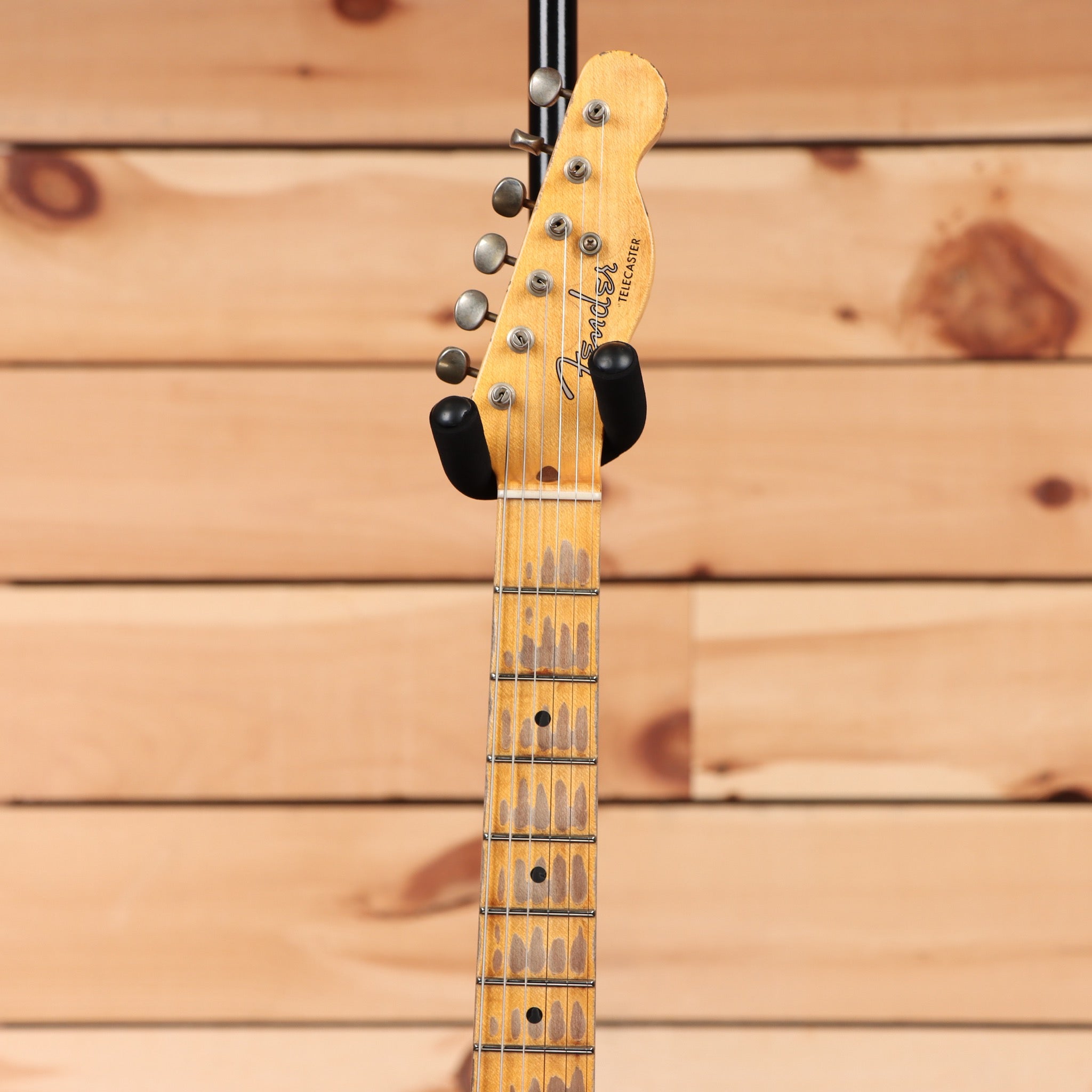 Fender Custom Shop David Brown Masterbuilt 1951 Cunife Telecaster electric guitar aged natural with maple neck
