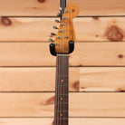 Fender Custom Shop Limited 1961 Stratocaster heavy relic electric guitar aged black over 3-color sunburst with single-coil pickups