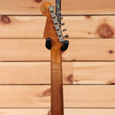 Fender Custom Shop 1961 Stratocaster heavy relic electric guitar aged black over 3-color sunburst with maple neck