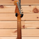Fender Custom Shop 1961 Stratocaster heavy relic electric guitar aged black over 3-color sunburst with maple neck
