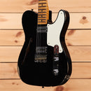 Fender Custom Shop Limited Caballo Tono Ligero electric guitar Aged Black with maple neck and white pickguard