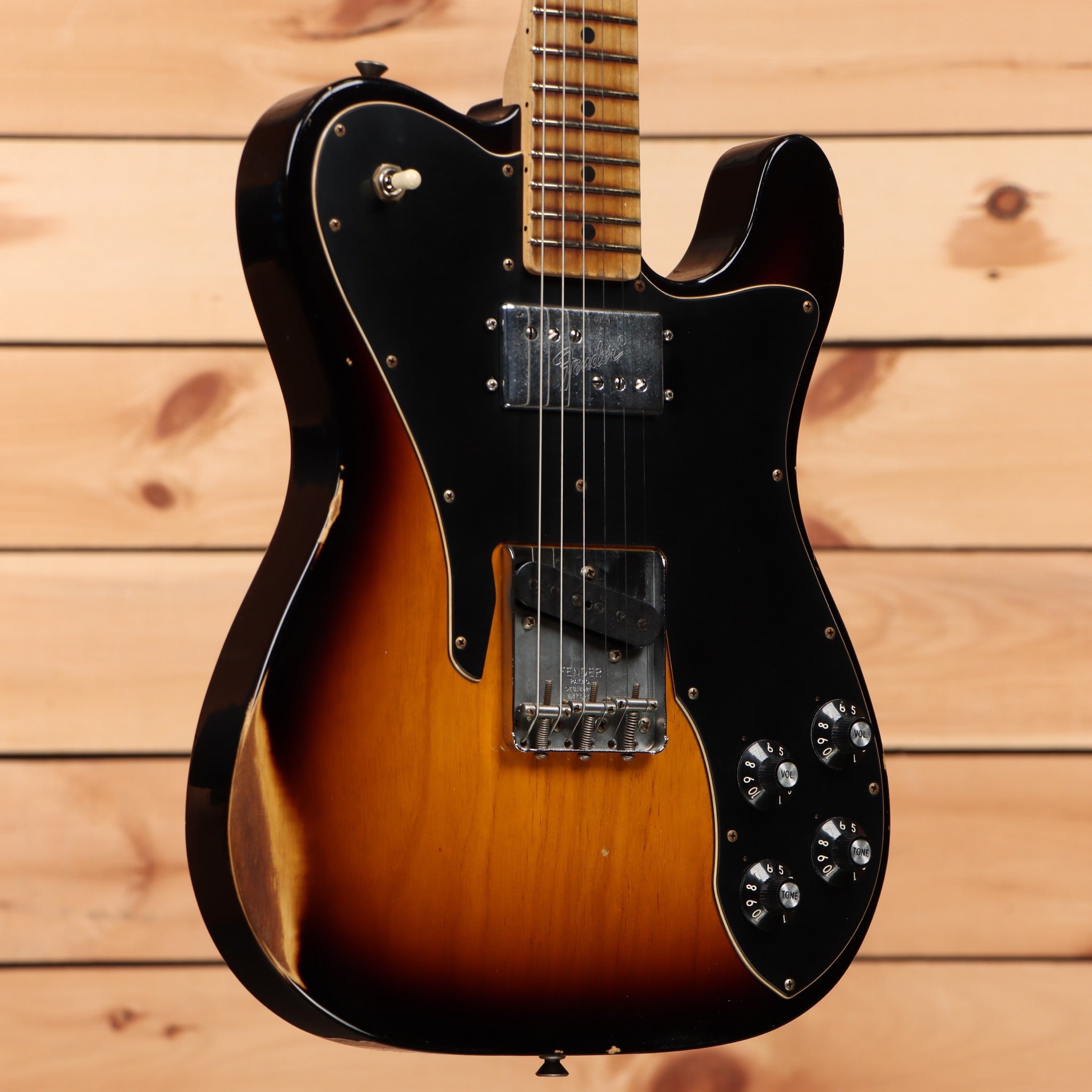 Fender Custom Shop 1967 Telecaster Custom Journeyman 2-Color Sunburst electric guitar with dual humbucker pickups