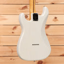 Fender Custom Shop 1955 Custom Stratocaster hardtail electric guitar aged white blonde with single-coil pickups