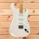 Fender Custom Shop 1955 Custom Stratocaster electric guitar aged white blonde with maple neck and three single-coil pickups
