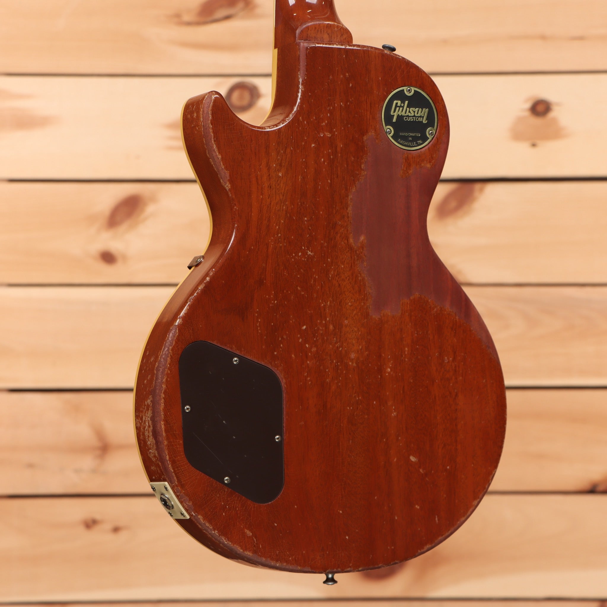 Gibson 1957 Les Paul Ultra Heavy Aged electric guitar Double Gold semi-hollow body with dual humbuckers