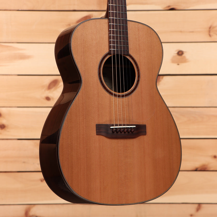 Gallagher GA60 acoustic guitar natural finish with dark rosewood bridge and headstock