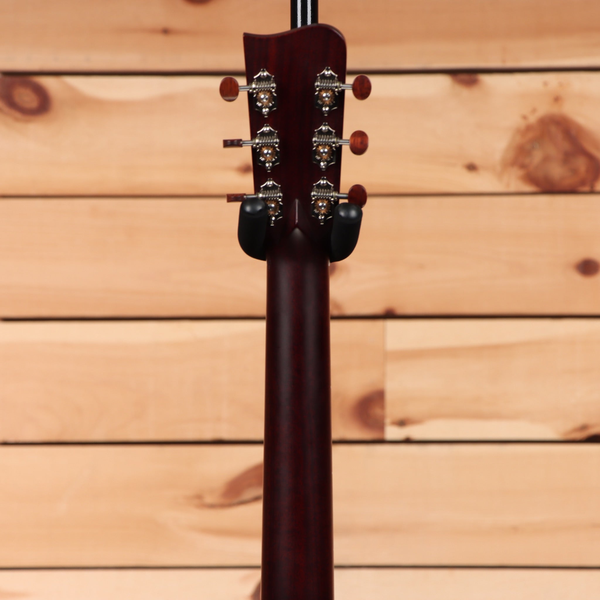 Gallagher GA60 dreadnought acoustic guitar natural finish with ornate tuning machines