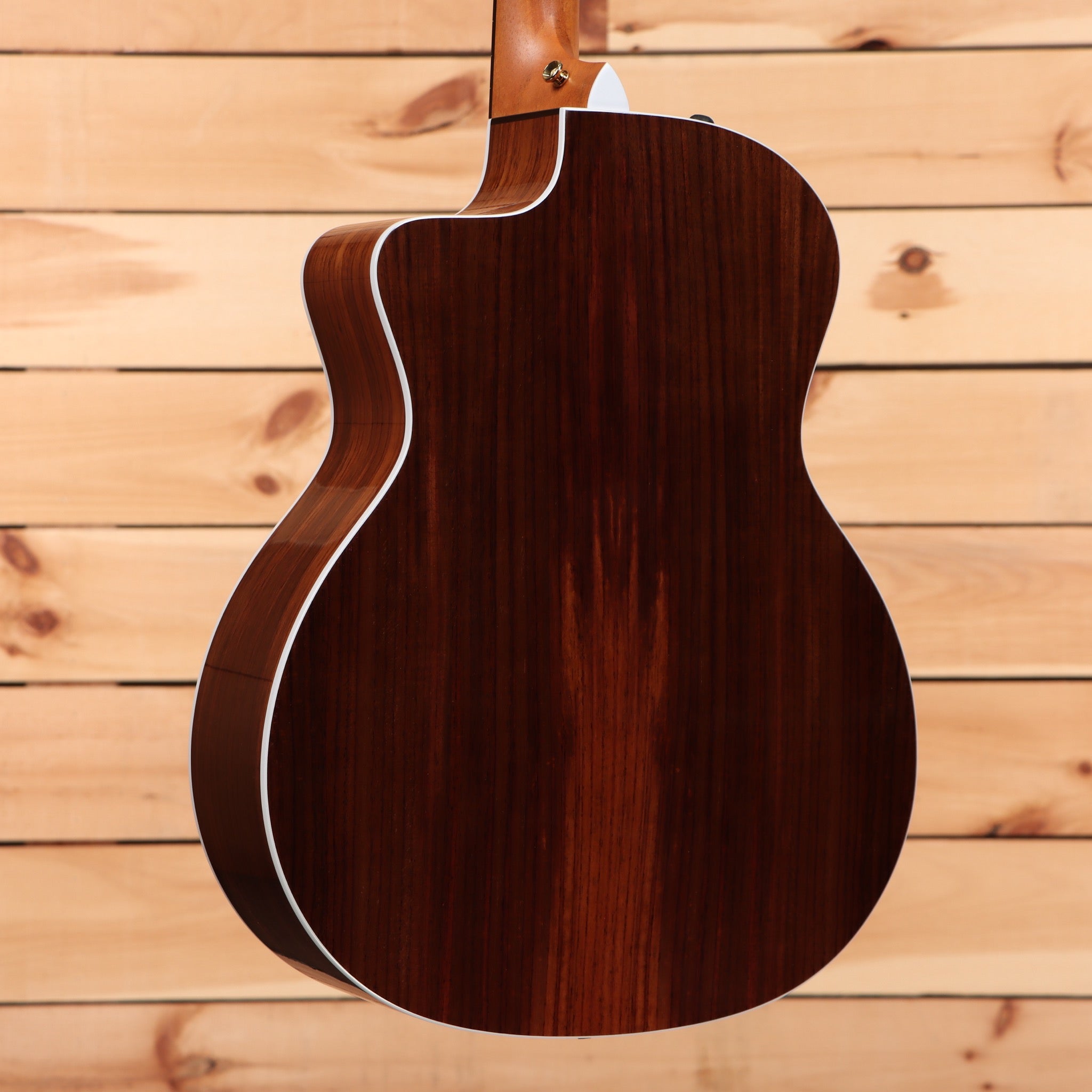 Pre-owned Taylor 214ce Grand Auditorium acoustic-electric guitar natural finish with venetian cutaway